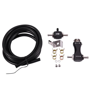 

Black Universal Adjustable Car Manual Turbo Boost Controller Turbocharger Bleed Valve Kit