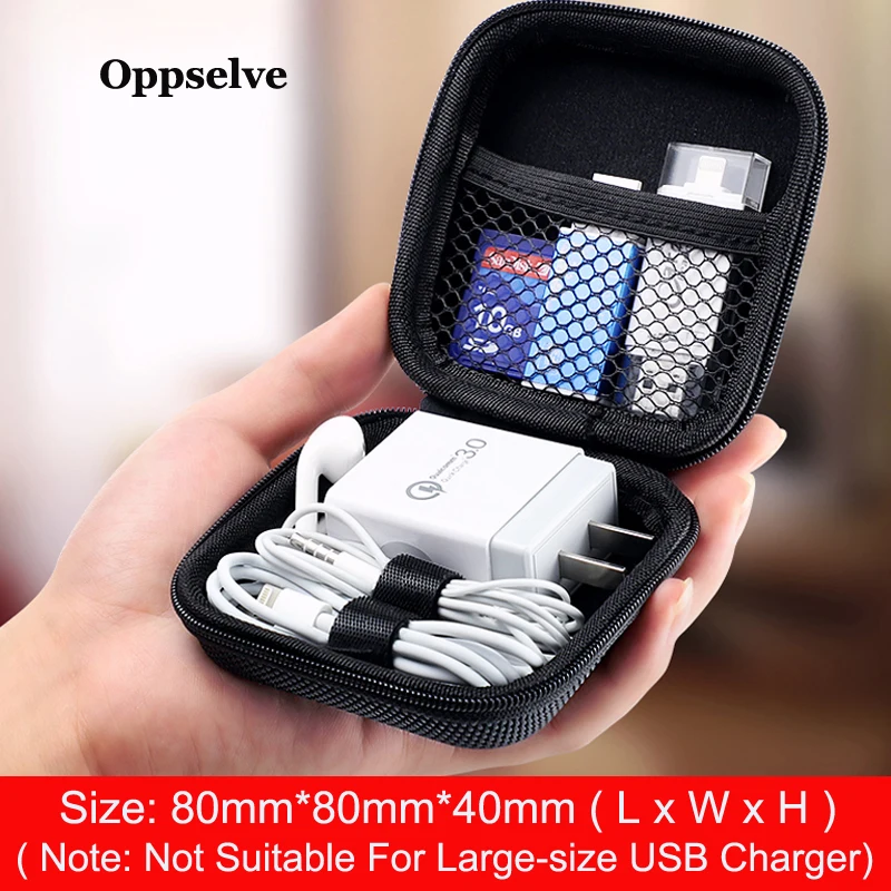 Mobile Phone Accessories Headphone Case Hard Box Bag For Apple Airpods Earpods Earphone USB Cable Charger Card Storage Package