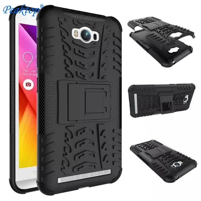 

For Asus Z010D Z010DA Zenfone Max ZC550KL Case Hybrid Heavy Duty Armor Hard Plastic Cover Phone Stand ZC ZC550 550 550KL KL Case