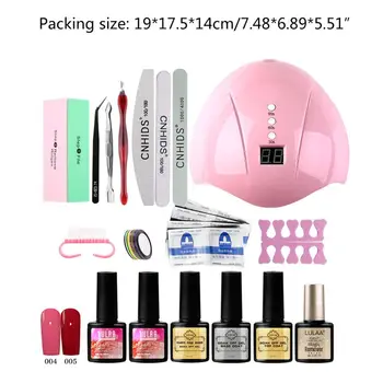 

Nail Art Tool 36W UV LED Nail Polish Dryer Lamp Nail File Brush Gel Polish Set Q0KD