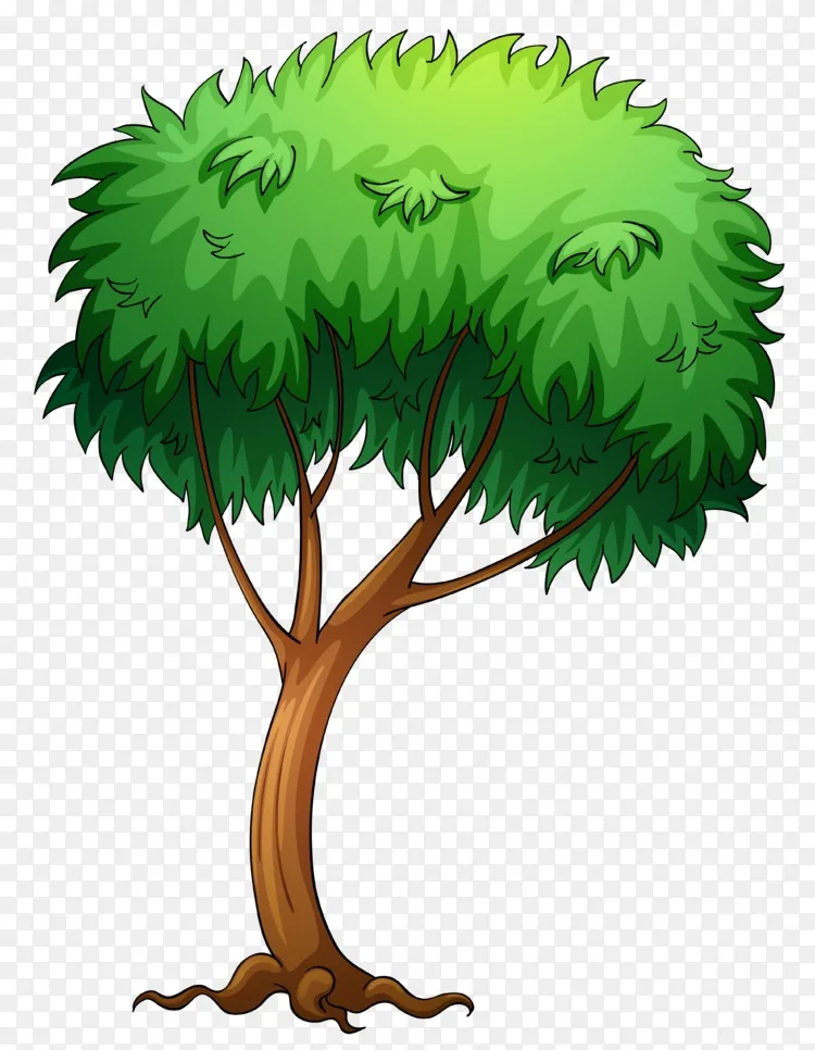 树木剪贴画-画的树png剪贴画