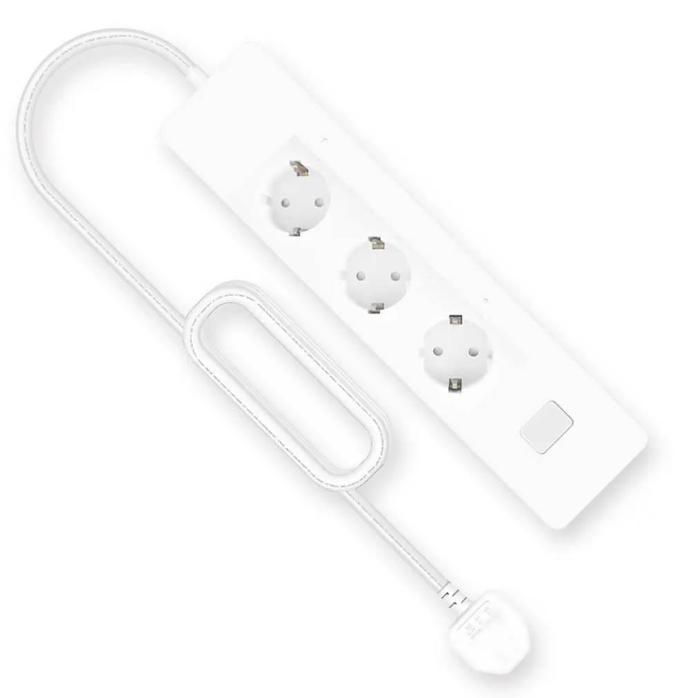 

WiFi Smart Power Strip Socket US/EU/UK Plug Outlet Voice Control Timer Switch 4 AC Outlets 3 USB Port for Alexa Google Home