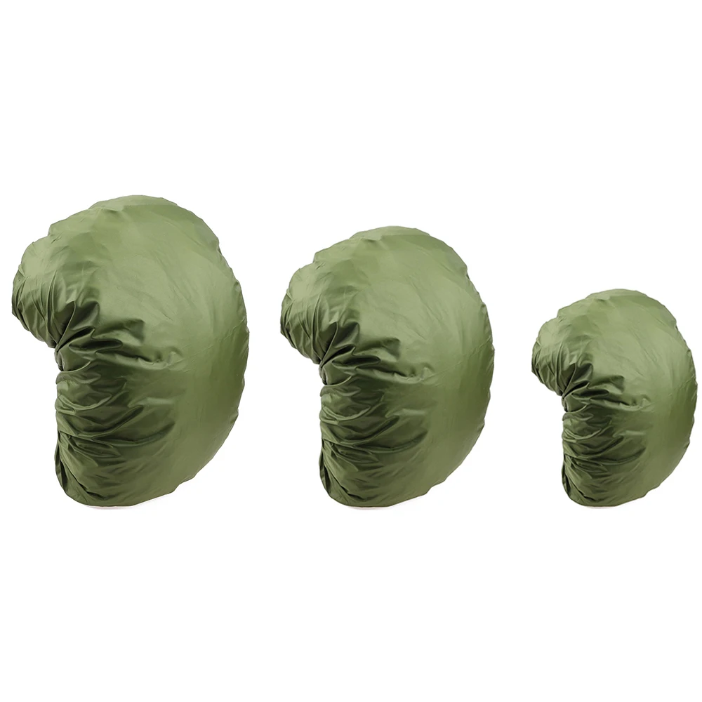 1PC Ultra-Light Dustproof Waterproof Fabrics Backpack Rain Cover Outdoor Travel Hiking Camping Foldable Backpack Raincoat Tools