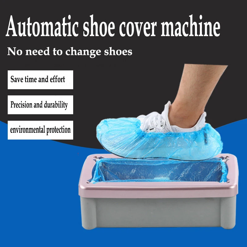 

Automatic Shoe Cover Dispenser Machine Disposable Overshoe Dispenser Device Home Office One-time Film Machine Foot Set New Shoes