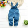 DIIMUU Autumn Kids Clothing Baby Toddler Bib Pants Girls Denim Overalls Casual Jeans Dungarees Children Rompers 1-4 Years ► Photo 1/6