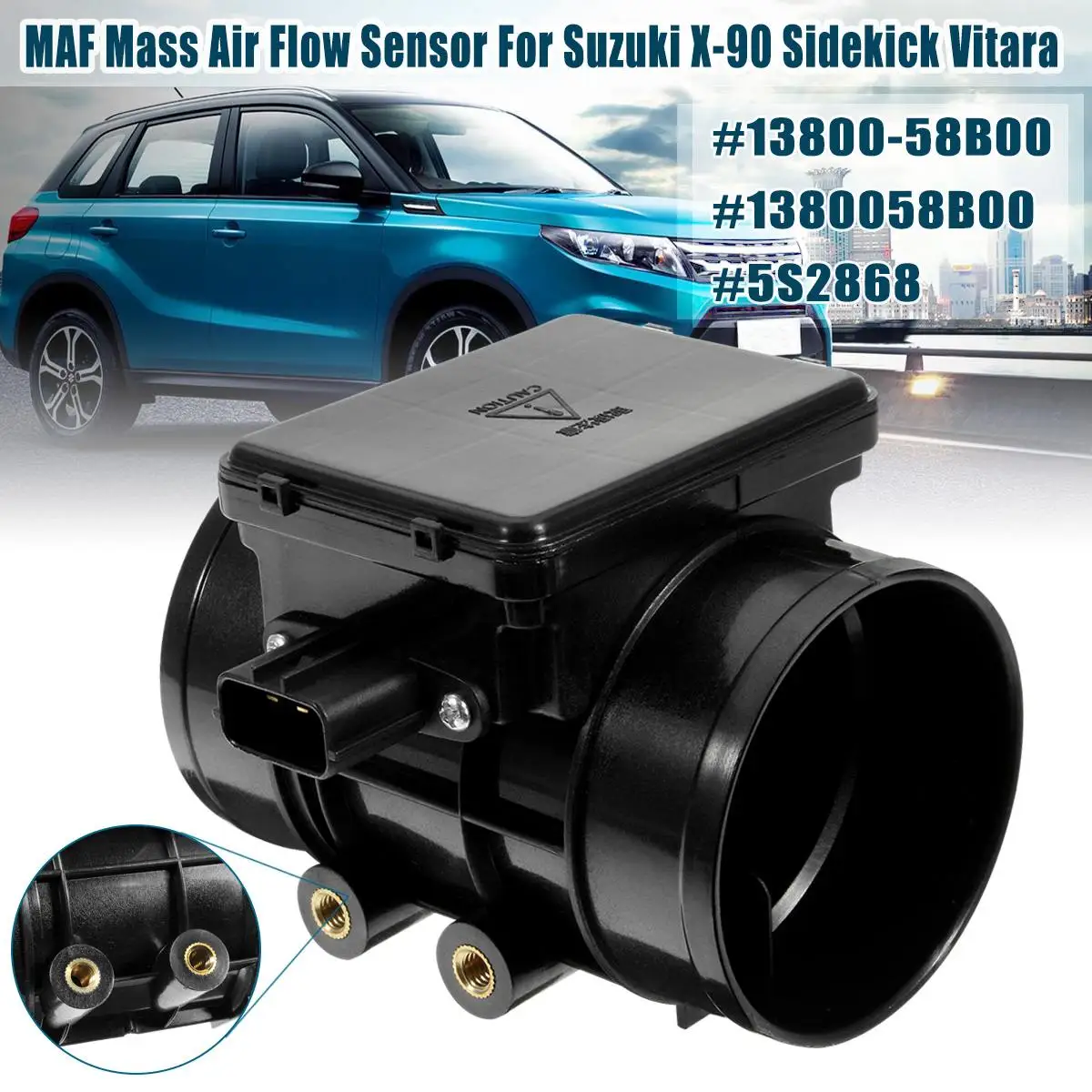 Датчики воздушного потока автомобиля датчик расхода воздуха для Chevrolet Tracker для Mazda Miata протеге для Suzuki Vitara Sidekick 13800-58B00 5S2868