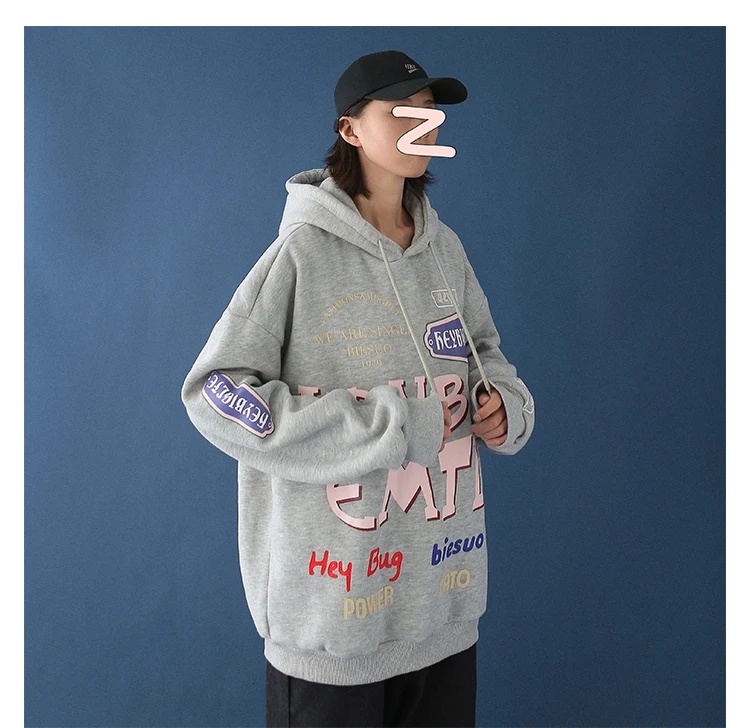 Sudaderas mujer ropa mujer осенние толстовки женские пуловеры с принтом топы зимние женские модные толстовки Harajuku