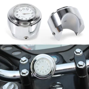 

Waterproof Universal Motorcycle Handlebar Loading Clock Motorcycle Accessories 22-25mm Mount Thermometer Clock Watch