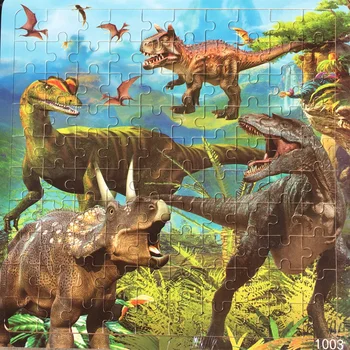 

Wooden Puzzle Game Education Learning Toys For Kids, 100 pcs Children Jigsaw Puzzle Board