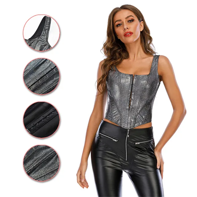 Women Sexy Gothic Punk Party Corset Bustier Top Waist Trainer