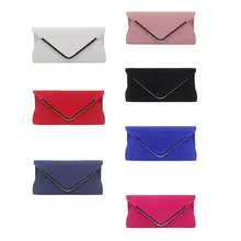 Модная женская вечерняя сумка-клатч для девушек на выпускной, свадьбу, многофункциональная женская элегантная сумка на плечо, сумка на цепочке, 7 цветов