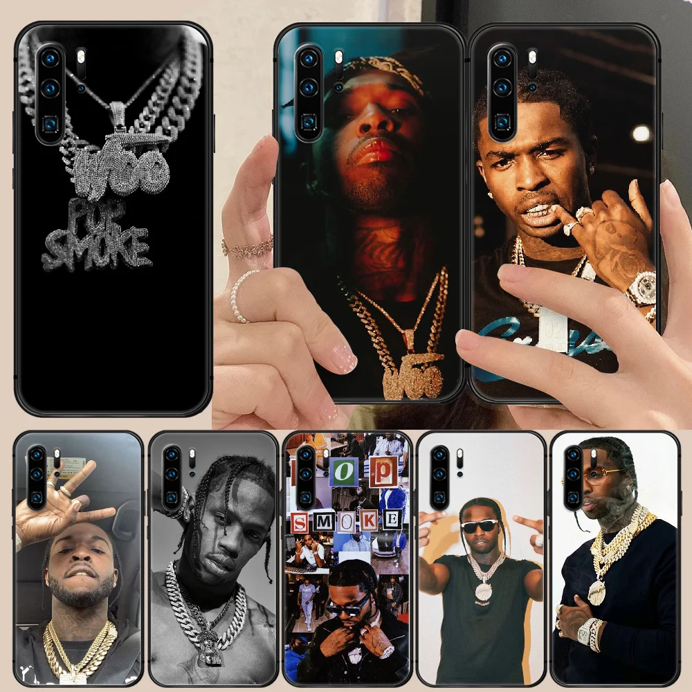 Чехол для телефона Pop Smoke чехол Huawei P8 P9 P10 P20 P30 P40 Lite Pro Plus smart Z 2019 черный бампер с