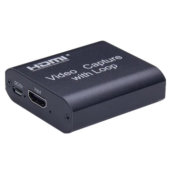 

Adapter 4K Full HD Broadcast Video Card Computer Accessory 1080P Portable HDMI To USB 3.0 Plug And Play Game Recording