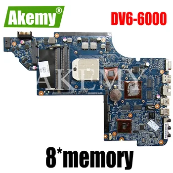 

665281-001 650854-001 55.4RI01.261G For HP Pavilion DV6 DV6-6000 Laptop Motherboard Socket FS1 HD6750M 1GB