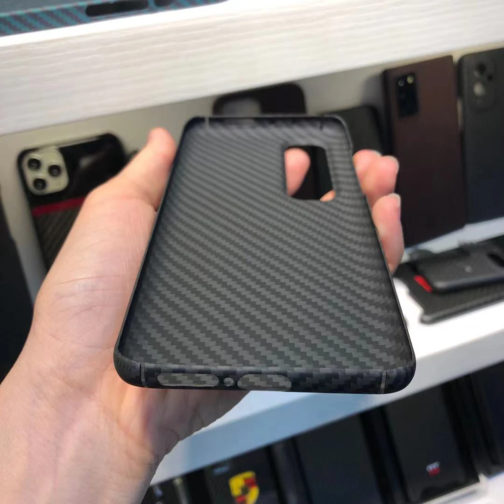 YTF-carbon Real carbon fiber phone case For Xiaomi mi 10 PRO Aramid fiber Anti-fall business phone cover Xiaomi MI 10 S shell