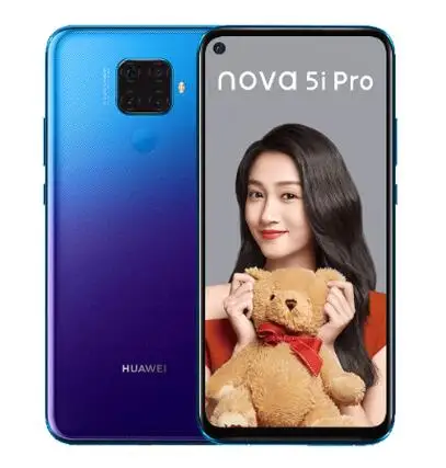Huawei Nova 5i Pro 6,26 дюймов 8 Гб 128 ГБ восьмиядерный смартфон Kirin 810 4000 мАч GPU отпечаток пальца 48 МП Google play 20 Вт Супер зарядка