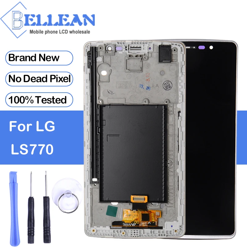 Dinamico Акция 5,7 дюймов LS770 lcd стилус для LG G4 lcd H540 H540 H540F дисплей с кодирующий преобразователь сенсорного экрана в сборе+ рамка