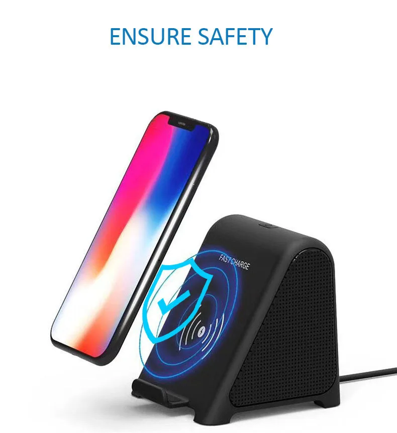 

Dual charging wireless charging mobile phone watch universal bluetooth speaker three in one wireless charger bracket