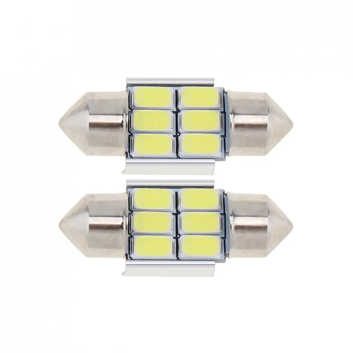 2 шт. 31 мм 12V 5630 SMD светодиодный автомобиль интерьера светильник лампочки глобуса Au светодиодный Canbus festoon Авто Dome Карта светильник номерного знака Лампа багажника