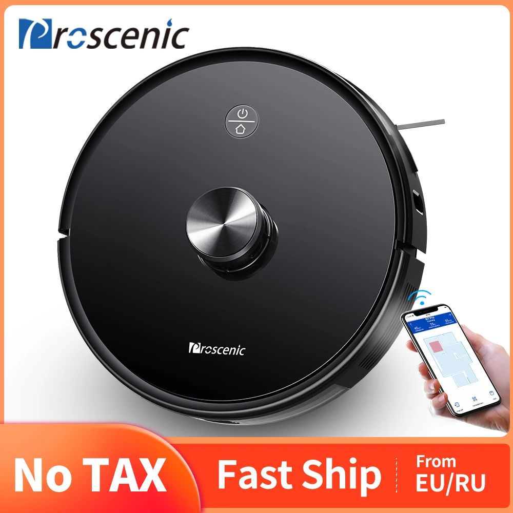 Proscenic M7 Pro 2700pa навигации лазера робот пылесос с влажной уборкой моющий для чистки
