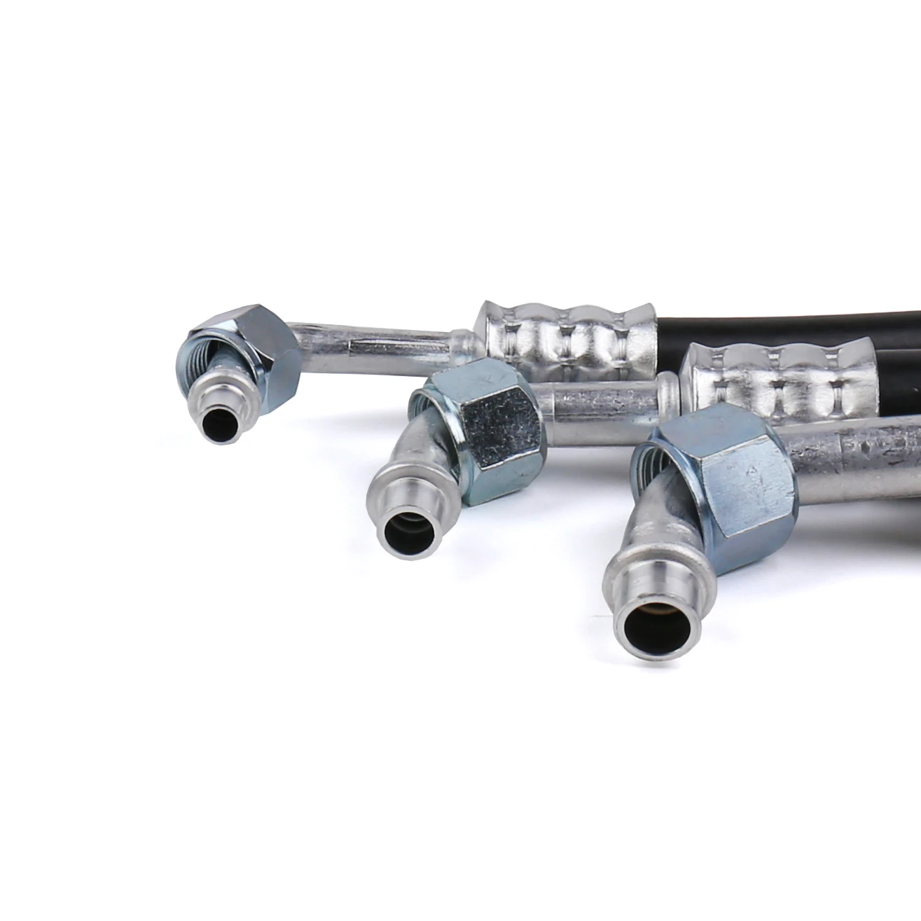 #6 #8 #10 R12 R134a Thick-wall A/C Gas Hose Assembly hose connectors With Straight/90 Degree Beadlock Fitting Female Nut O-ring (Sold by feet)