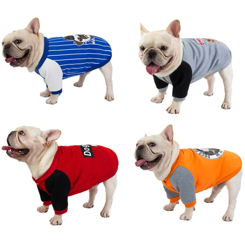

Dog-Coat Clothes Bagel English Clothes Bago Shapi Thickened Dog-Clothes Guards French-Bulldog-Clothes