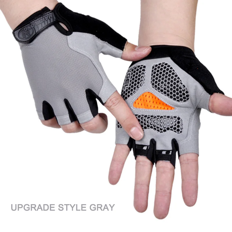 On Sale Cycling-Gloves Bike Anti-Slip Half-Finger Fitness Sports Road Gym jlOkeYxVM