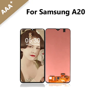 

Super AMOLED LCD for SAMSUNG for Galaxy A20 Display Touch A205/DS A205F A205FD A205A Screen Digitizer Assembly New Free Shipping