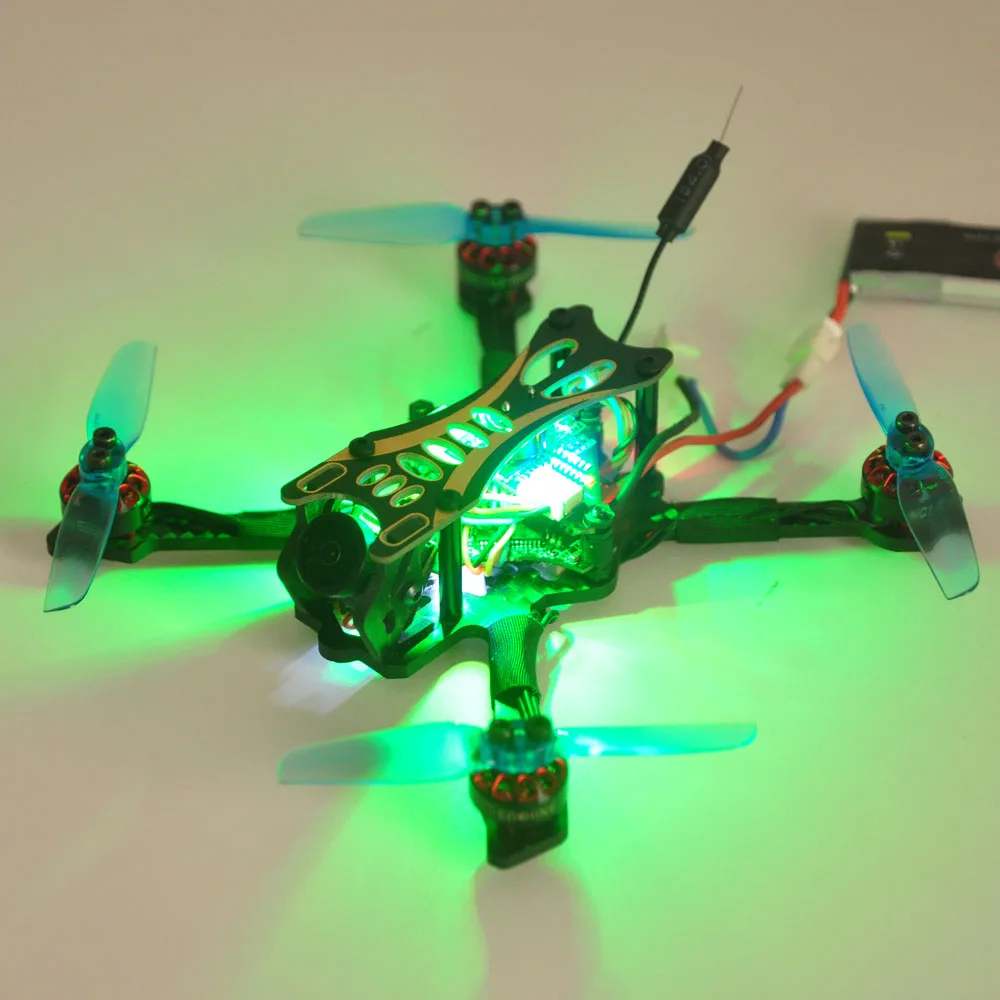 Eachine Novice-II 1-2S 2,5 дюймов FPV гоночный Дрон RTF Fly more w/WT8 2,4G передатчик 5,8 Ghz 40CH VR009 очки Режим 2