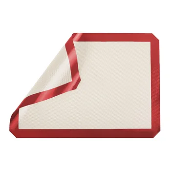 

Non-Stick Silicone Baking Mat Pad 42*29.5cm Baking Sheet Glass Fiber Rolling Dough Mat for Cake Cookie Macaron FPing