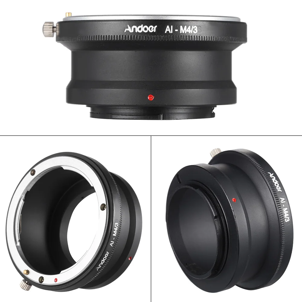Andoer AI-M4/3 переходное кольцо Крепление для объектива для Nikon серии D AI-Mount объектив подходит для Olympus M4/3 крепление корпуса камеры