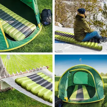 

Outdoor Camping Airbed Sleeping Mats Self Inflating Moistureproof Inflatable Air Mattress Swimming Pool Floating Padym