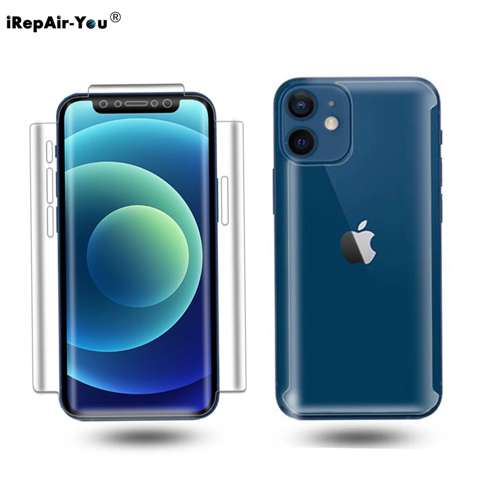 Front Back Full Hydrogel Film For iPhone 14 pro max Nano Screen Protector  for Apple iPhone 13 mini 13pro 12 pro max Gel Film