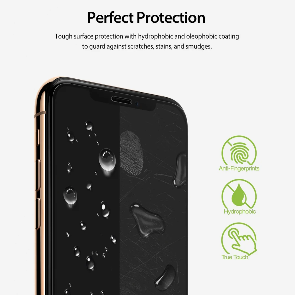 Ringke Защитная пленка для экрана двойная легкая пленка для iPhone 11 Pro Max высокое разрешение легкое применение плёнки для iPhone XS Max [2 шт]