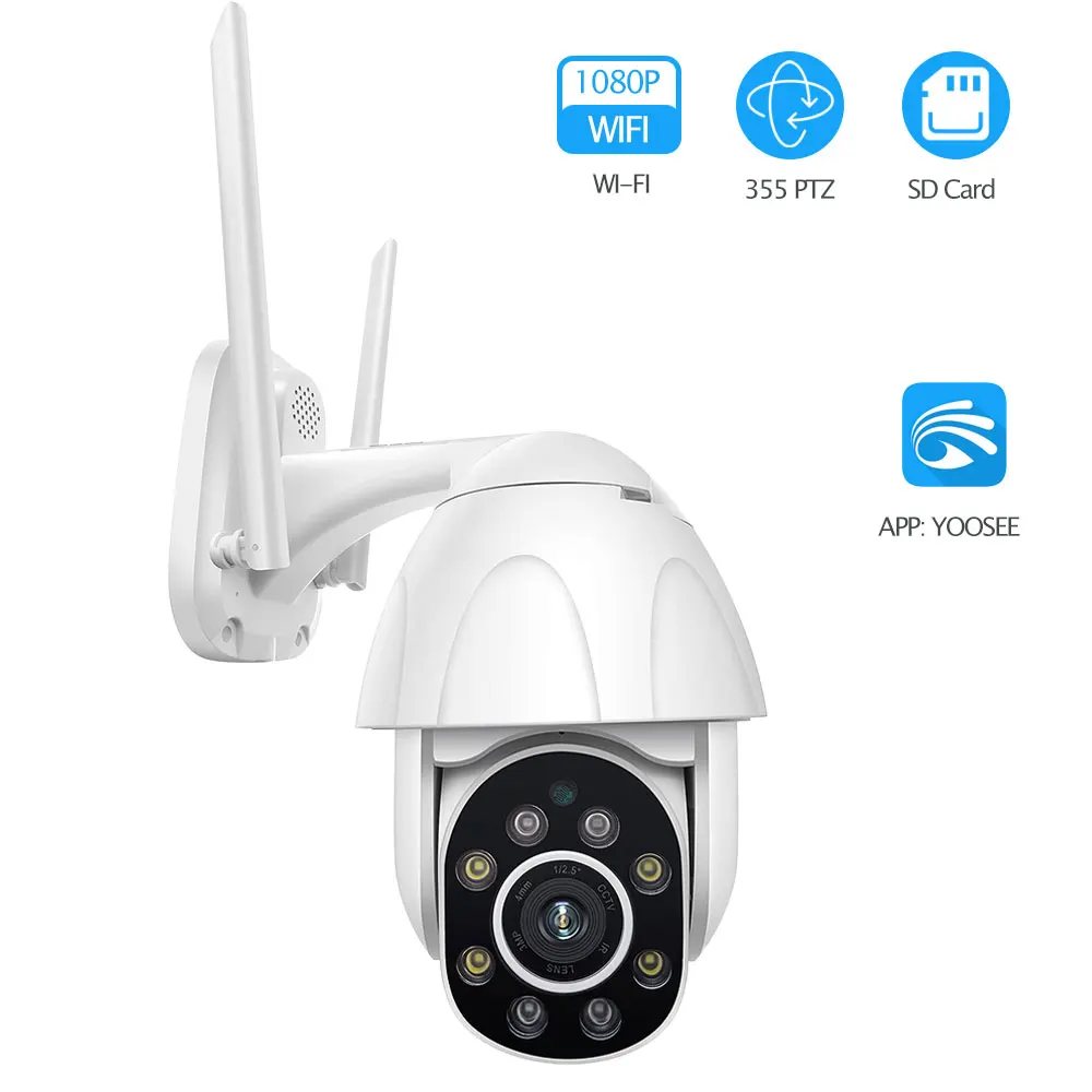 HISMAHO WIFI IP камера 1080P HD CCTV Камера уличная купольная PTZ s Onvif видеонаблюдения