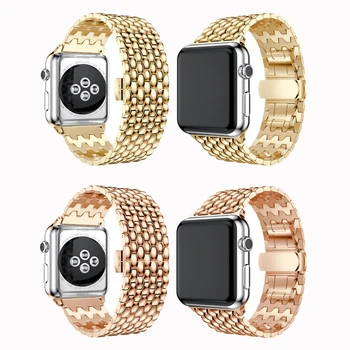 

Stainless steel Strap for Apple watch series 5 4 3 2 1 band 44mm 40mm iWatch 42mm 38mm watchband bracelet