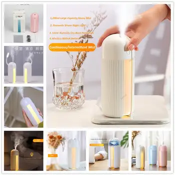 

Protable Wireless air Humidifier USB Ultrasonic Essential oil Diffuser Built-in 800mAh Battery Aromatherapy Difusor Essential Oi