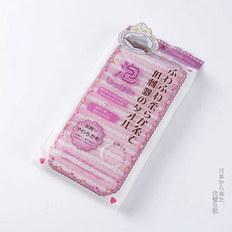 

Japan Rubbing Washcloth Bath Brush For Back Towels Exfoliating Scrub Shower Sponge For Body Bathroom Accessories Nylon Towel