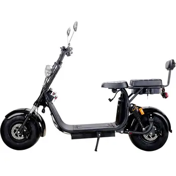 

SAY YEAH Electric Scooter 2000W Fat Tires E Bike Power 2 Seat Adult Citycoco Scooter Black