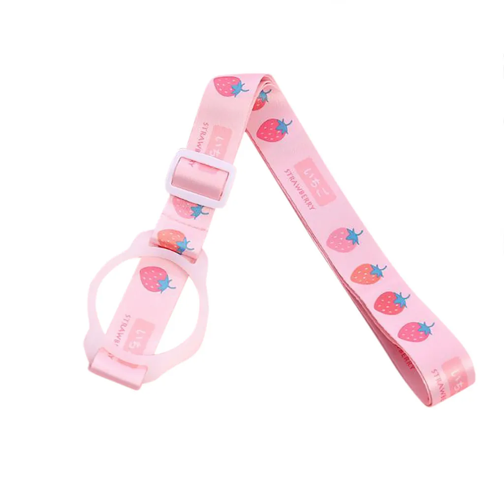 Shoulder Strap Baby Beverage Bottle Belt Carry Sling Strap Water Bottle Buckle Lanyard Portable Lanyard Water Bottle Accessories - Цвет: 2x70cm