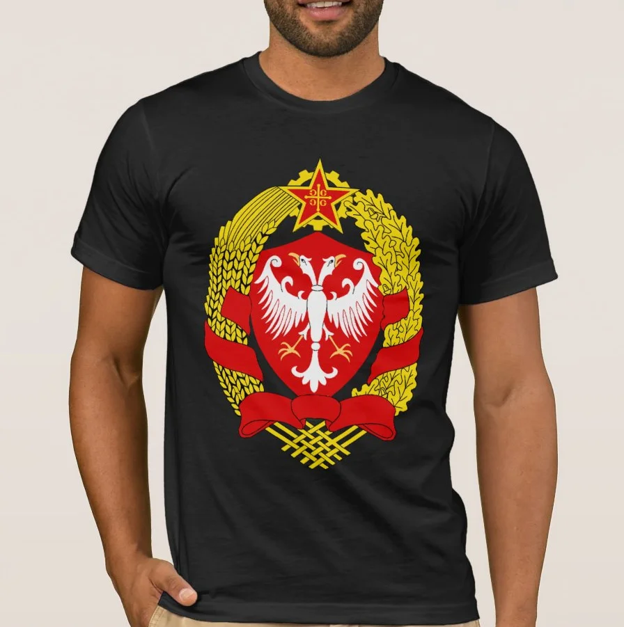

Emblem of Socialist Republic of Serbia Printed Mens T-Shirt. Summer Cotton Short Sleeve O-Neck Unisex T Shirt New Gift S-3XL