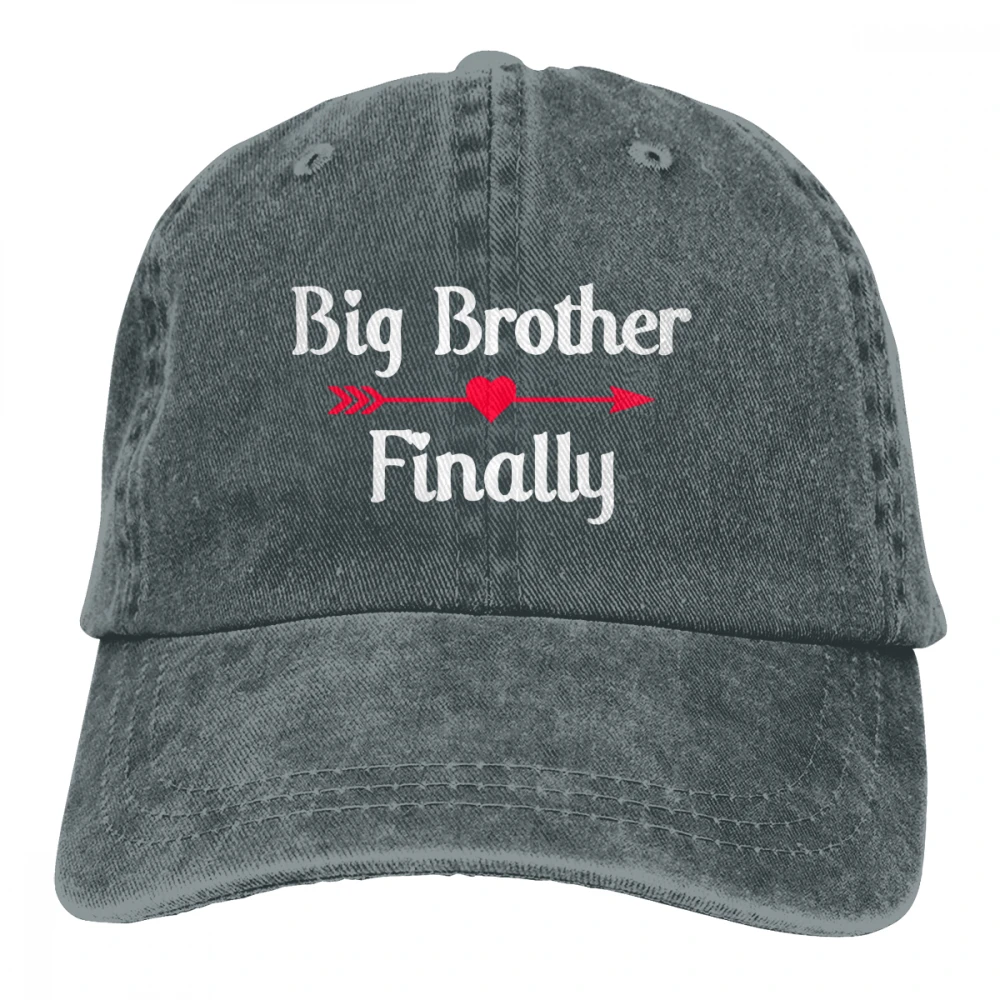 Big Brother, наконец, Casquette, черные унисекс Мужские Женские джинсовые бейсболка с ремешком, регулируемая шапка для гольфа, папы
