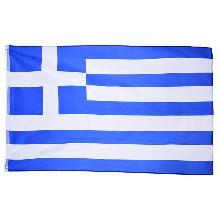 

High Quality 3x5ft Hanging Greek Flag Polyester standard Flag Banner 150*90cm Flag Greece Flag Home Decoration,free shipping