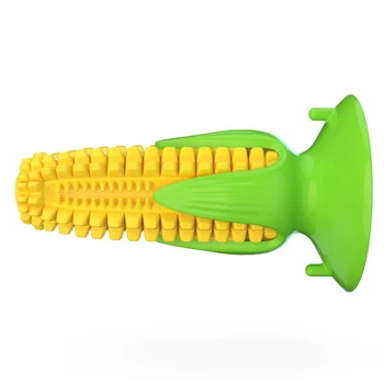 

Dog Corn-Shaped Toy With Suction Cup Puppy Chew Cleaning Dental Toy Pet Molar Stick Bite Resistant LB88