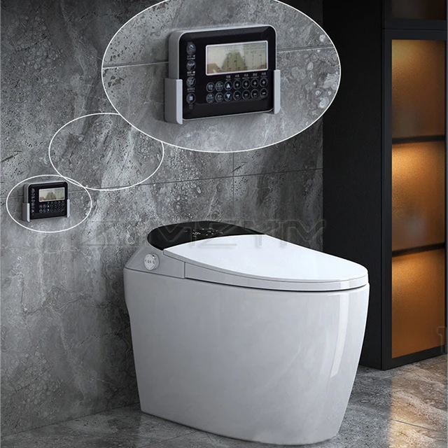 Elongated One Piece Wall Mounted Smart Toilet With In Wall Tank Carrier elongated-one-piece-wall-mounted-smart-toilet-with-in-wall-tank-carrier