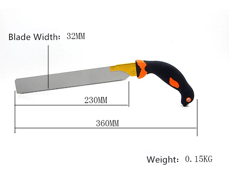 Дизайн ручная пила японский пила 3-края тонкие зубья SK5 Сталь Ножовка По Подрезка растений в садоводстве Деревообработка