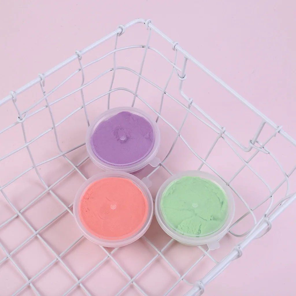 Colorful Cotton Sand Non-Sticky Pinch Mud Educational Toy Kids Gift Fun Stress Reliever Decompression Toy #A