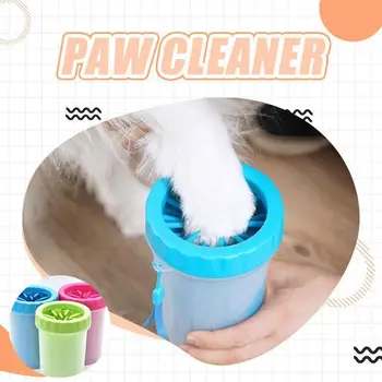 

Paw Cleaner Portable Dog Paw Cleaner Cup Pet Feet Washer Cat Dirty Paw Cleaning Cup Soft Silicone Pet Foot Wash Tool