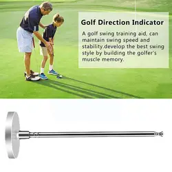 Aluminium Golf Direction Cutting Bar Indicator Golf Auxiliary Training Practice Corrective Exerciser Cutting Rod Aids Exerc Y8l7