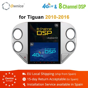 

Ownice 4G RAM 64G ROM Octa Core Android 9.0 PX6 4G LTE K3 K6 Car GPS DVD Player for VW Tiguan 2010 2011 2012 2013-2016 DSP SPDIF